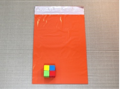 Oranžová plastová obálka 250x350, 55my - 2,60Kč/ks