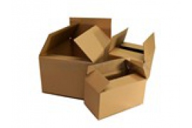Klopové krabice z třívrstvé vlnité lepenky - délka 500-600mm