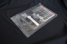 ZIP sáčky 250x350mm 40my se závěsným otvorem