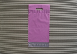 Růžová MAT plastová obálka s uchem 200x350+50mm
