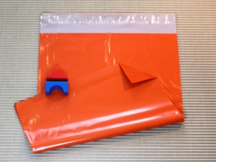 Oranžová plastová obálka 325x425, 55my - 2,90Kč/ks