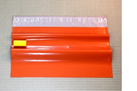 Oranžová plastová obálka 400x500, 55my - 3,70Kč/ks