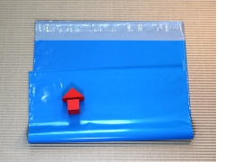 Modrá plastová obálka 350x450, 55my - 2,80Kč/ks